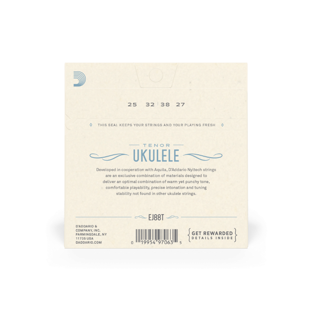 D'Addario Nyltech Tenor Ukulele Strings EJ88T