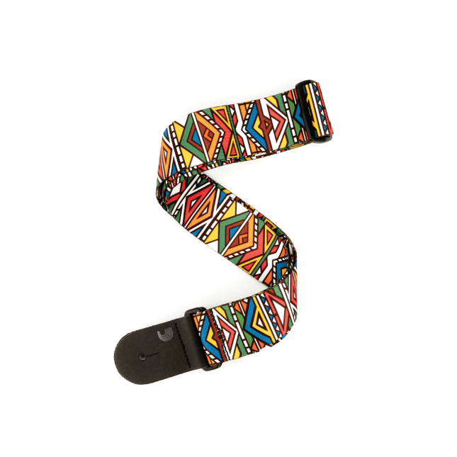 D'Addario Polyester Woven Guitar Strap Ndebele