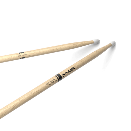 Promark Classic Attack 5B Shira Kashi Oak Drumsticks Oval Nylon Tip - Music Vault