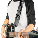 Buckle-Down Guitar Strap The Dust of Living II Sugar Skulls