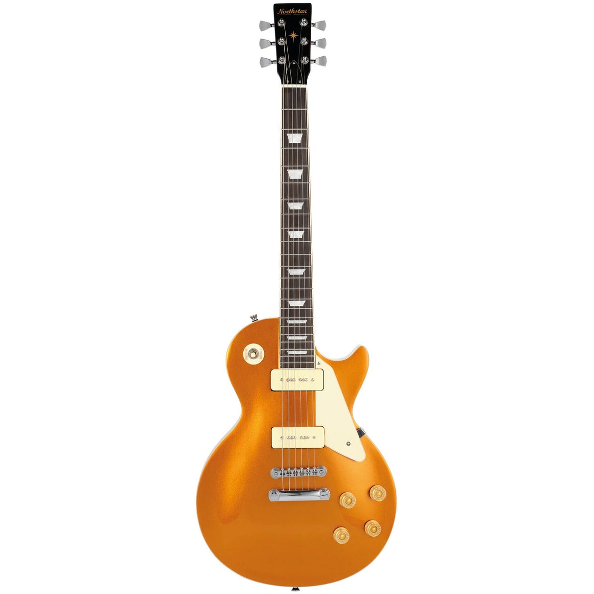 Northstar NS3GT Single Cutaway Archtop Electric Guitar Goldtop