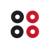 Ernie Ball Strap Blocks 4 Pack Red & Black