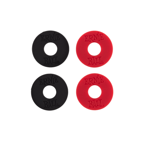 Ernie Ball Strap Blocks 4 Pack Red & Black - Music Vault