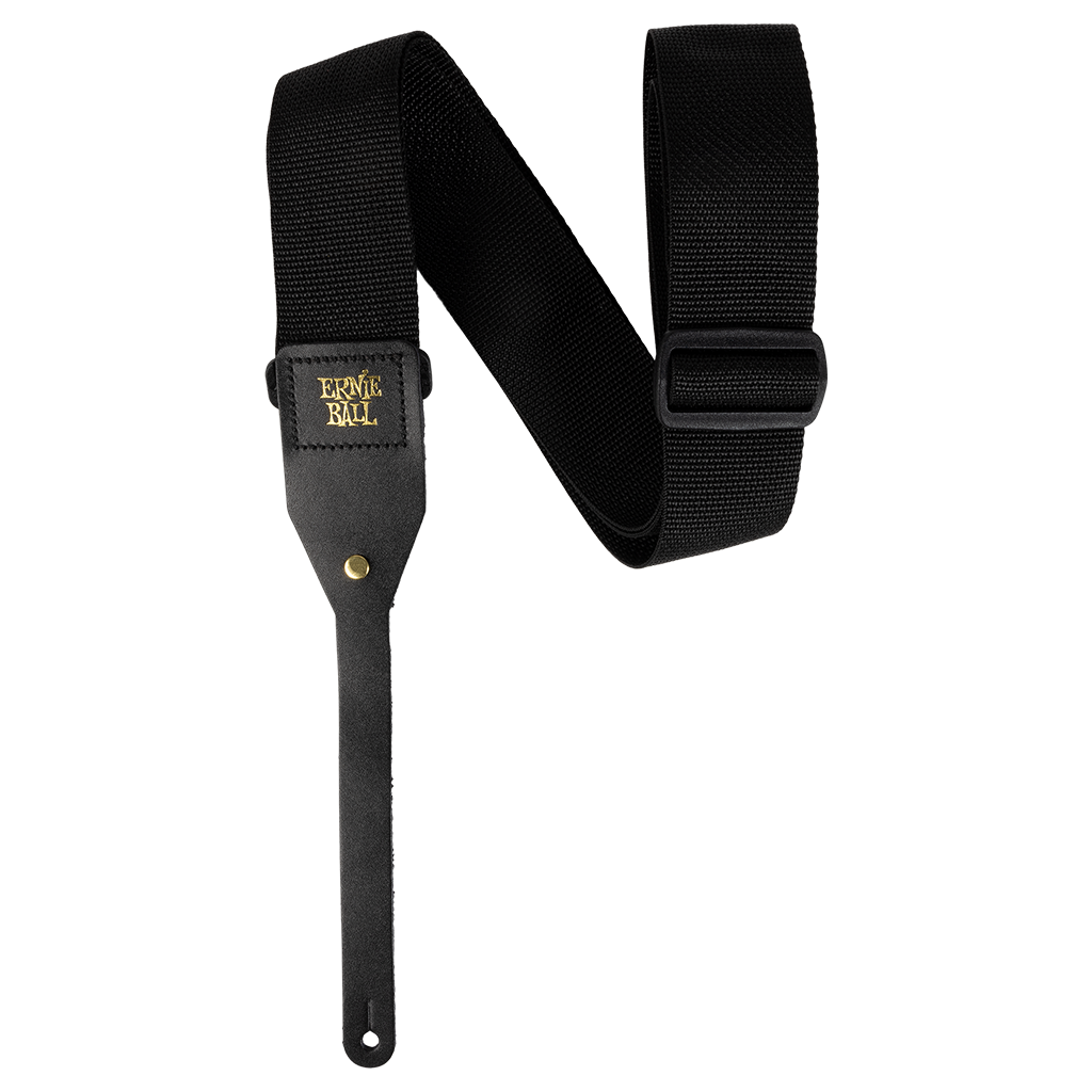 Ernie Ball Polypro Acoustic Guitar Strap Black