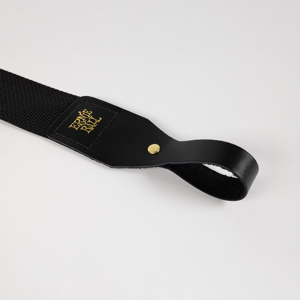 Ernie Ball Polypro Acoustic Guitar Strap Black