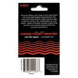 Ernie Ball Strap Blocks 4 Pack Red