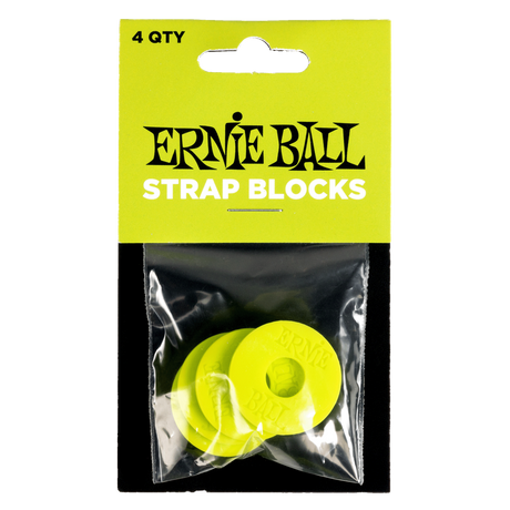Ernie Ball Strap Blocks 4 Pack Green - Music Vault
