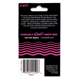 Ernie Ball Strap Blocks 4 Pack Pink