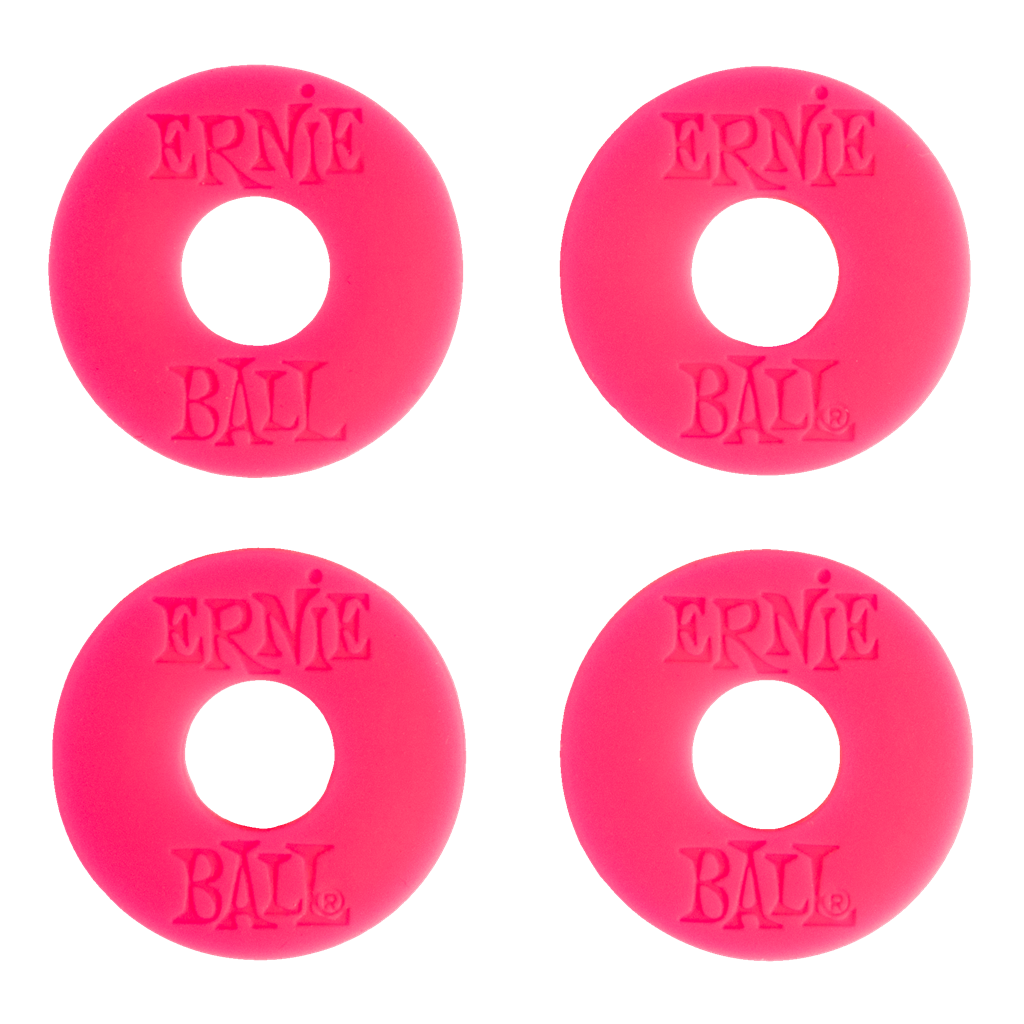 Ernie Ball Strap Blocks 4 Pack Pink