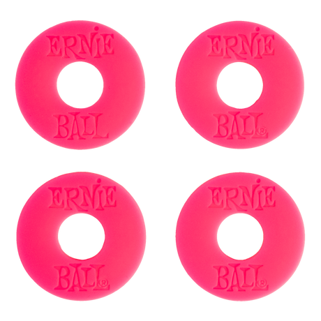 Ernie Ball Strap Blocks 4 Pack Pink - Music Vault