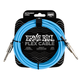 Ernie Ball Flex Instrument Cable Straight/Straight 10ft/3m Blue