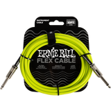 Ernie Ball Flex Instrument Cable Straight/Straight 10ft/3m Green