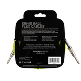 Ernie Ball Flex Instrument Cable Straight/Straight 10ft/3m Green