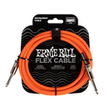 Ernie Ball Flex Instrument Cable Straight/Straight 10ft/3m Orange