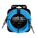 Ernie Ball Flex Instrument Cable Straight/Straight 20ft/6m Blue