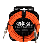 Ernie Ball Flex Instrument Cable Straight/Straight 20ft/6m Orange