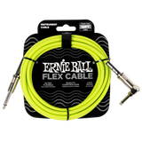 Ernie Ball Flex Instrument Cable, Straight to Angled