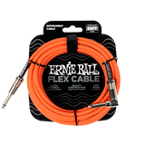 Ernie Ball Flex Instrument Cable Straight/Angle 20ft/6m Orange