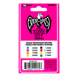 Ernie Ball Everlast Guitar Picks 12 Pack Pink .60mm