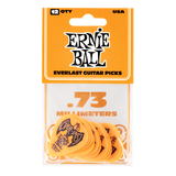 Ernie Ball Everlast Guitar Picks 12 Pack Orange .73mm