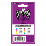 Ernie Ball Everlast Guitar Picks 12 Pack Purple 1.0mm