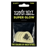 Ernie Ball Super Glow Guitar Picks 12 Pack Thin .46mm