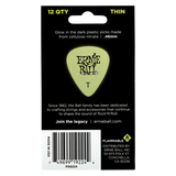 Ernie Ball Super Glow Guitar Picks 12 Pack Thin .46mm