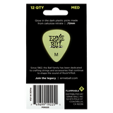 Ernie Ball Super Glow Guitar Picks 12 Pack Medium .72mm