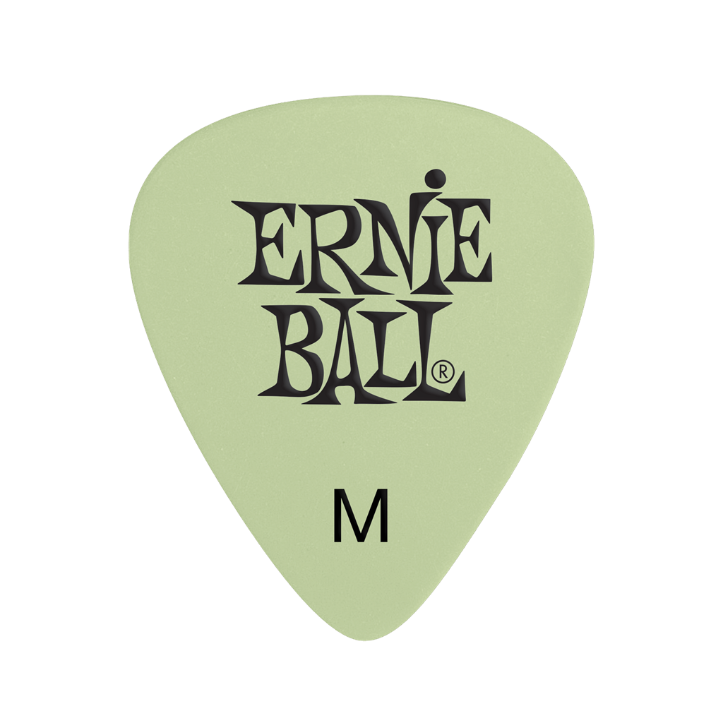Ernie Ball Super Glow Guitar Picks 12 Pack Medium .72mm
