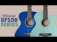 Brunswick BF100 Cutaway Auditorium Acoustic Baby Pink