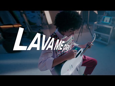 Lava Me Play Smart Electro Acoustic Guitar With Lite Bag Frost White