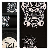 TGI Guitar Strap Warrior Mask Black