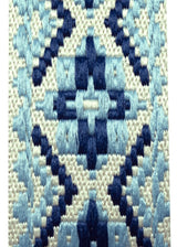 TGI Guitar Strap Woven Cotton Vegan - Royal blue
