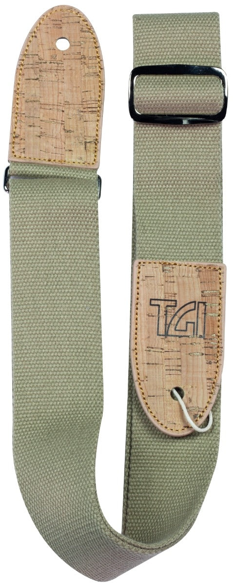 TGI Guitar Strap Woven Cotton Vegan - Natural