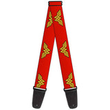 Buckle-Down Guitar Strap Wonder Woman Logo Red