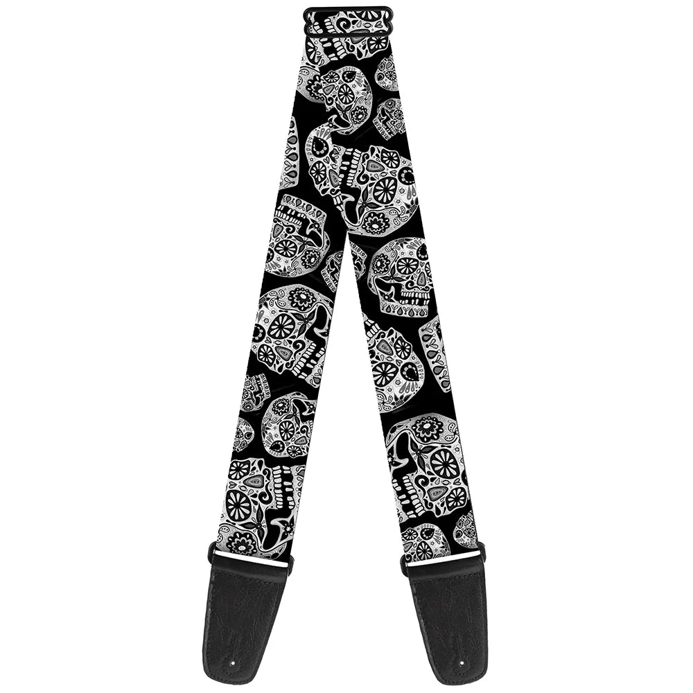 Buckle-Down Guitar Strap The Dust of Living II Sugar Skulls