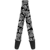 Buckle-Down Guitar Strap The Dust of Living II Sugar Skulls