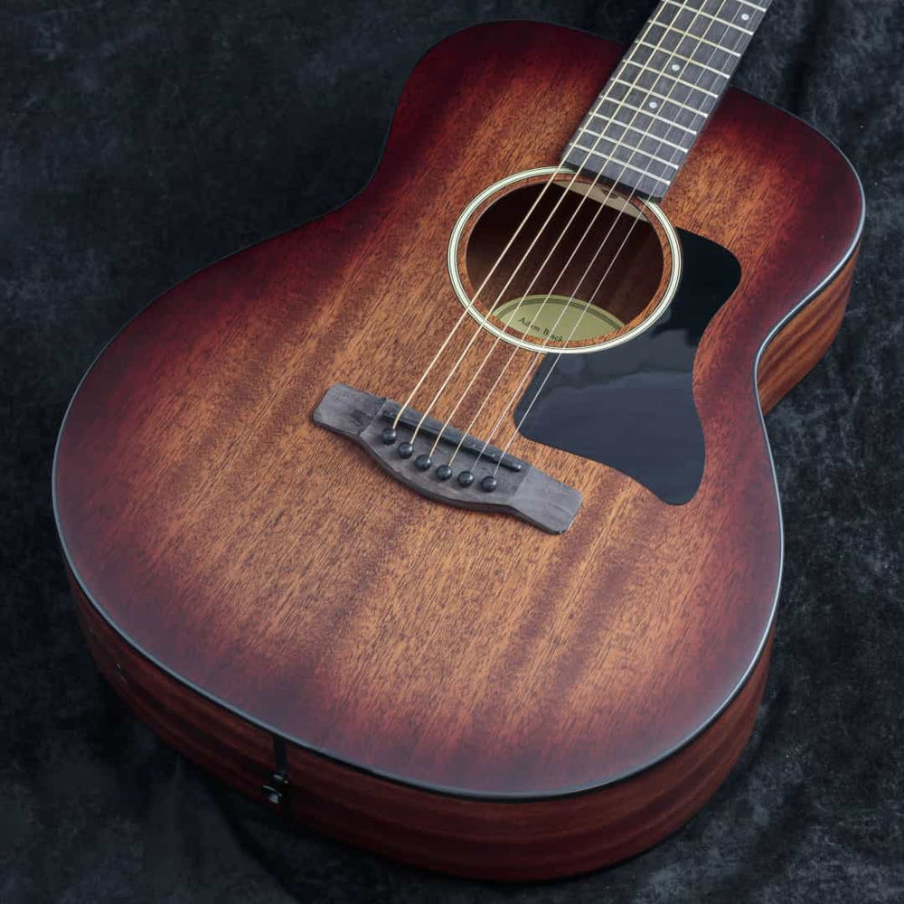 Adam Black O-2T Travel Acoustic Guitar Vintage Sunburst Music Vault