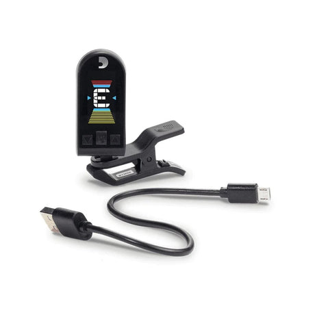 D'Addario Equinox Rechargeable Clip On Guitar & Bass Tuner - Music Vault