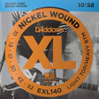 D'Addario XL Light Top/Heavy Bottom Electric Guitar Strings EXL140 - Music Vault