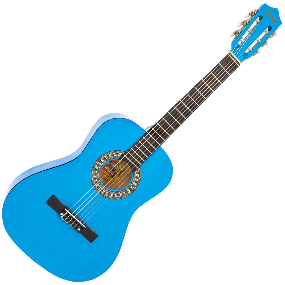 Encore 3/4 Classical Acoustic Guitar Pack Blue - Music Vault