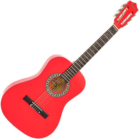 Encore 3/4 Classical Acoustic Guitar Pack Red - Music Vault