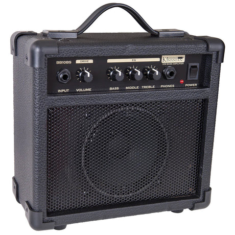 Encore E4 Blaster Bass Guitar Starter Pack Candy Apple Blue - Music Vault
