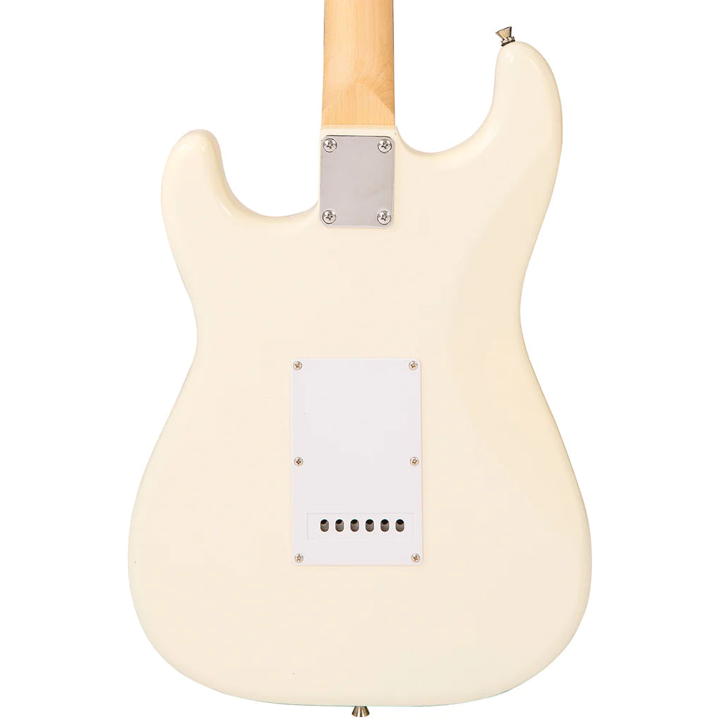 Encore E6 Electric Guitar Starter Pack Vintage White - Music Vault