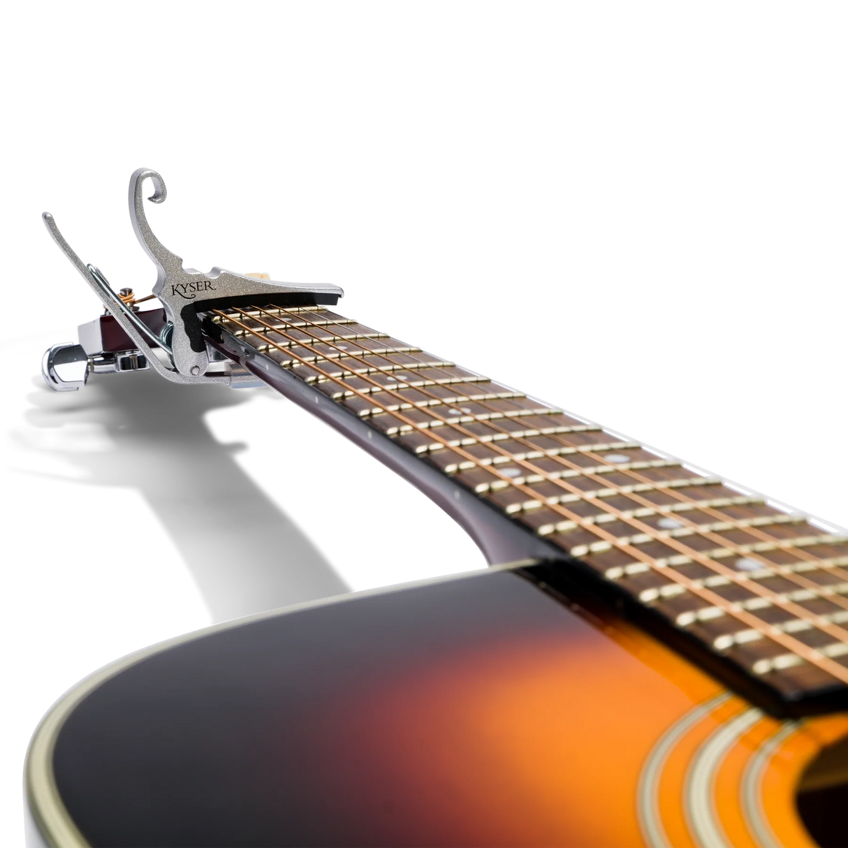 Kyser Quick Change Acoustic Guitar Capo Silver - Music Vault