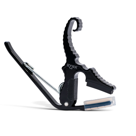 Kyser Quick Change Short Cut Partial Guitar Capo Black - Music Vault