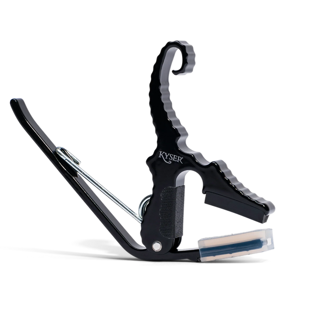 Kyser Quick Change Short Cut Partial Guitar Capo Black - Music Vault