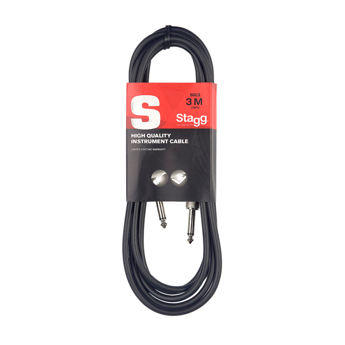 Stagg SGC6 Instrument Cable 6m / 20ft Music Vault