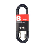 Stagg SGC6DL Deluxe Instrument Cable 6m / 20ft Music Vault