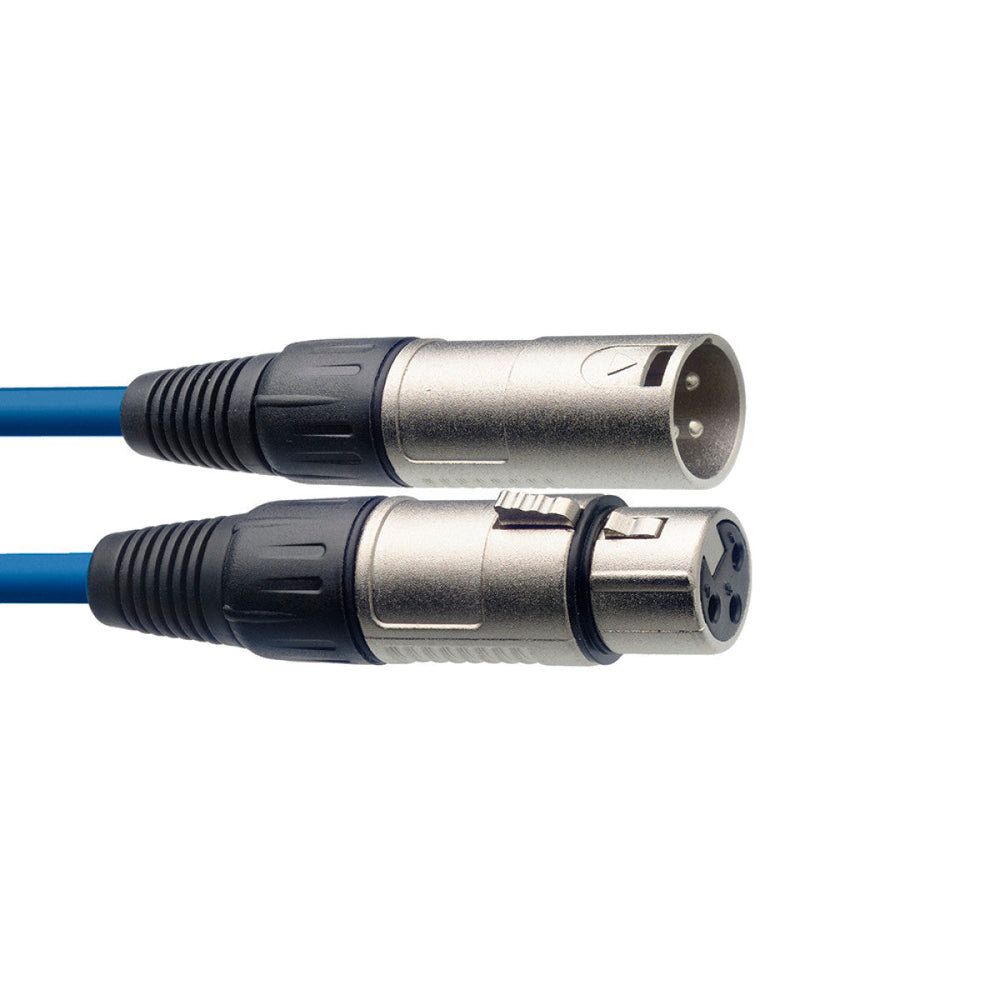 Stagg SMC3/CBL Microphone Cable XLR Blue 3m / 10ft Music Vault